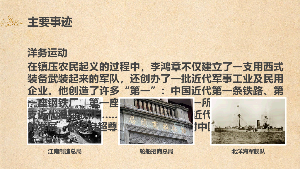 为臣的谋略李鸿章PPT作品