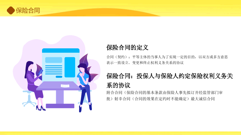 理财保险知识培训PPT模板