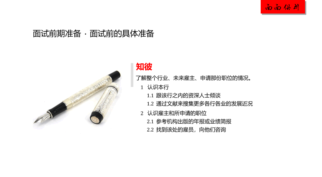 面试技巧学习培训PPT课件