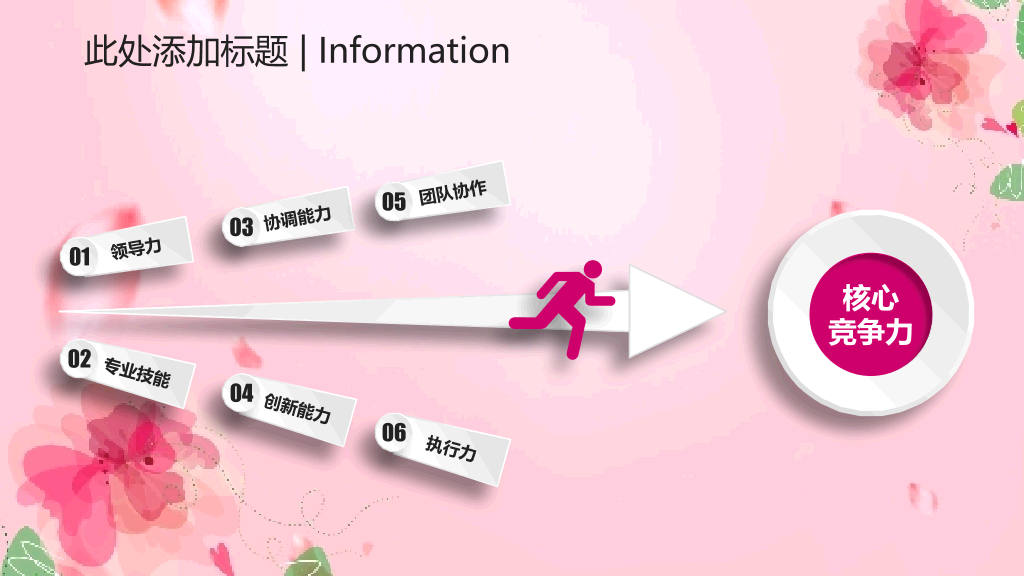 动态粉色系妇女节PPT模板
