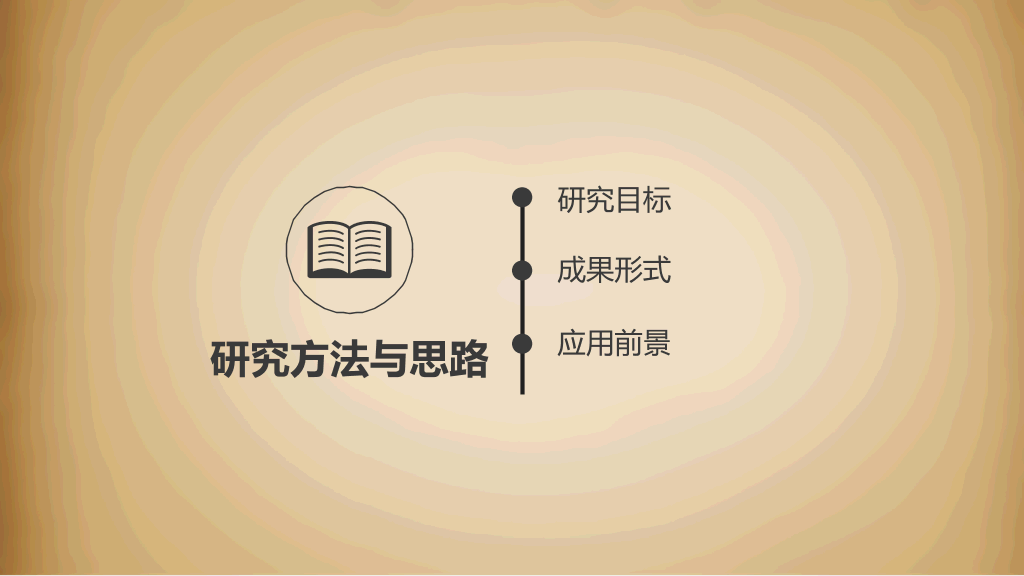 复古风毕业论文答辩PPT模板
