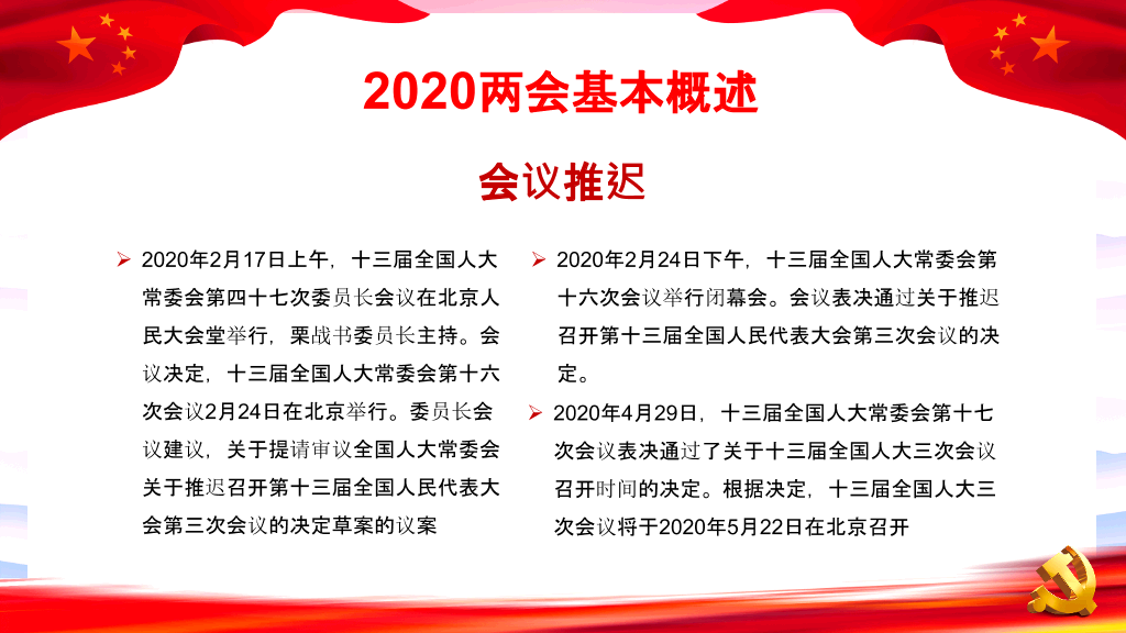 两会报告解读PPT模板