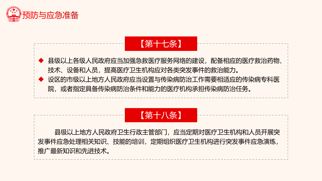 突发公共卫生事件应急条例PPT模板
