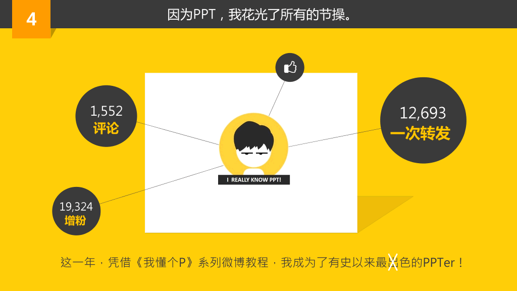 彩色创意自我介绍PPT模板