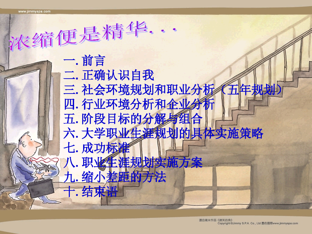 大学生职业生涯规划PPT