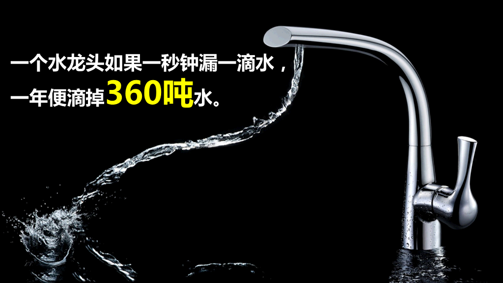 倡导宣传节约用水PPT作品
