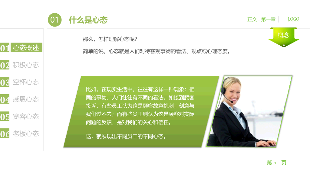 员工心态培训PPT课件