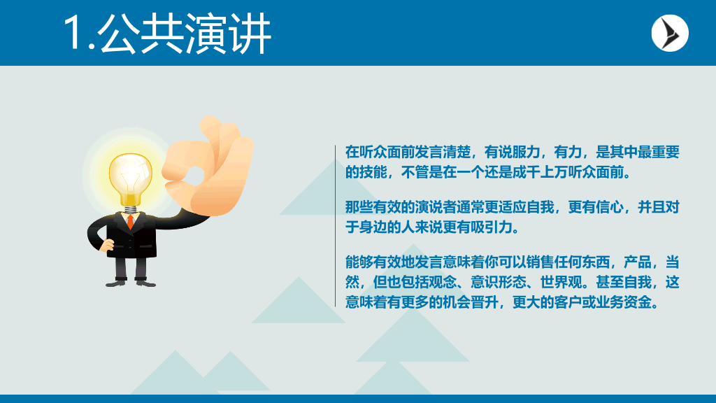 职场人士应该学习的10项技能PPT