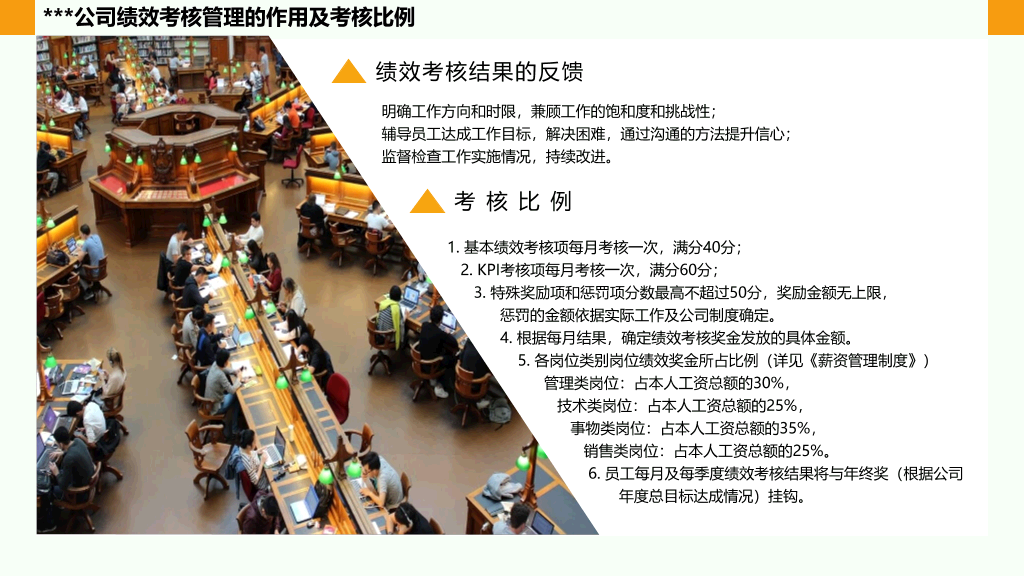 公司绩效管理培训PPT模板