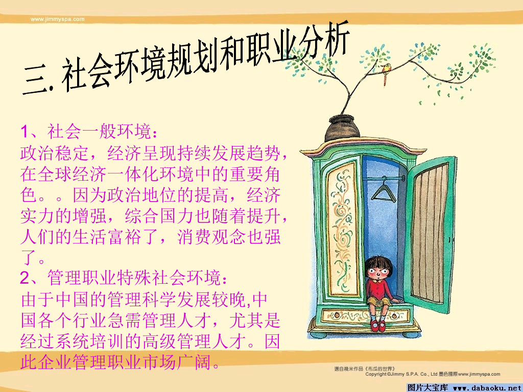 大学生职业生涯规划PPT