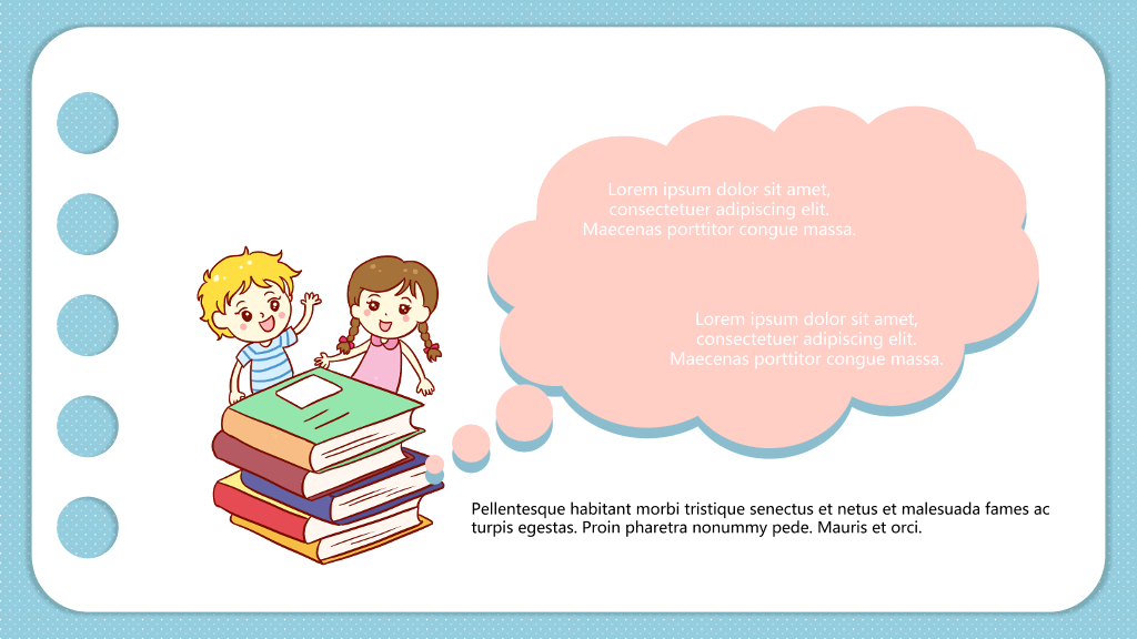 小学儿童英语教学课件PPT模板