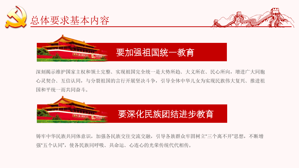 爱国主义教育实施纲要PPT模板