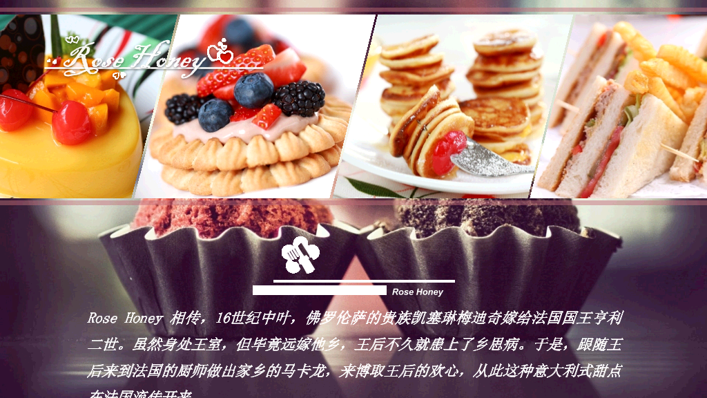 甜品餐饮管理公司介绍PPT模板