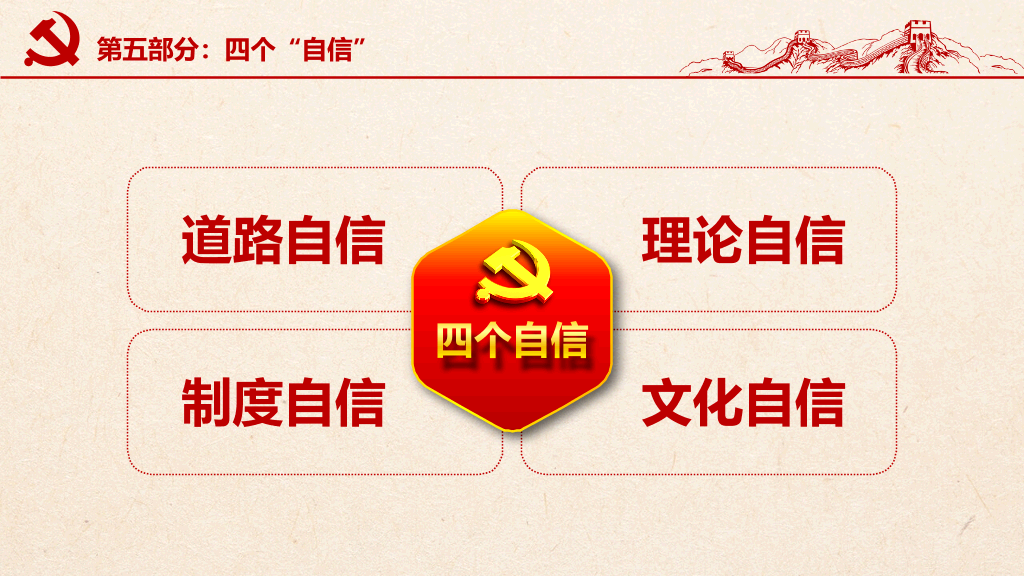 不忘初心继续前进PPT模板