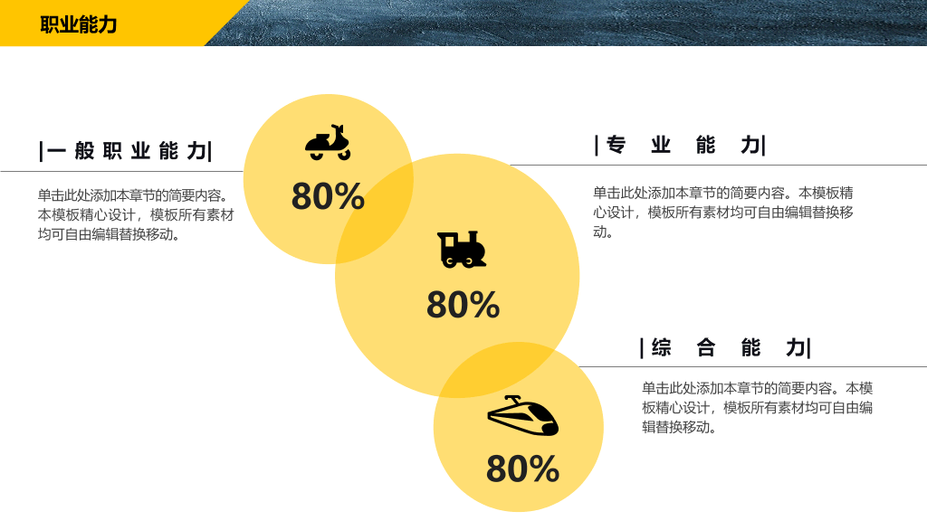 撕纸效果职业生涯规划PPT模板