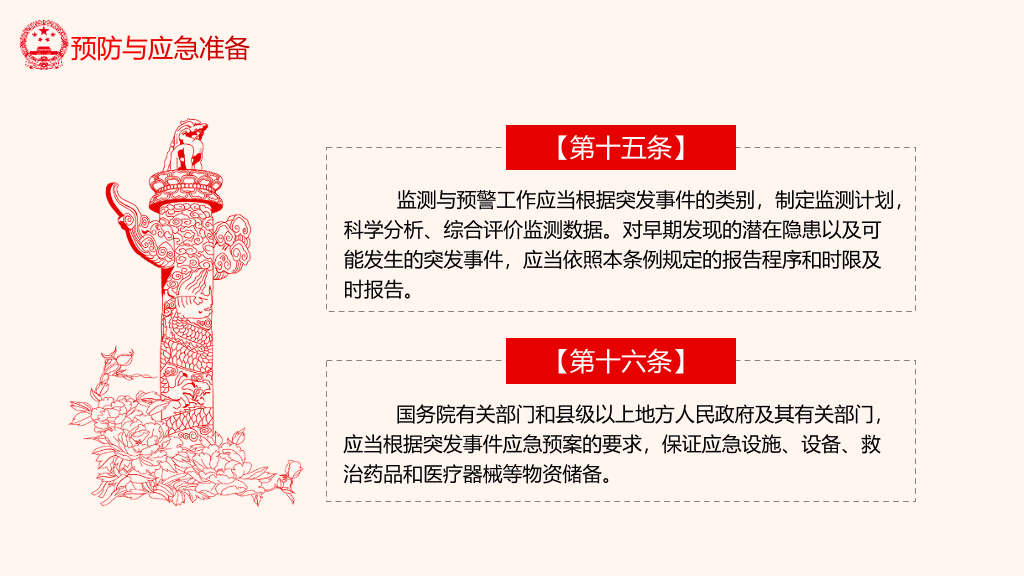 突发公共卫生事件应急条例PPT模板