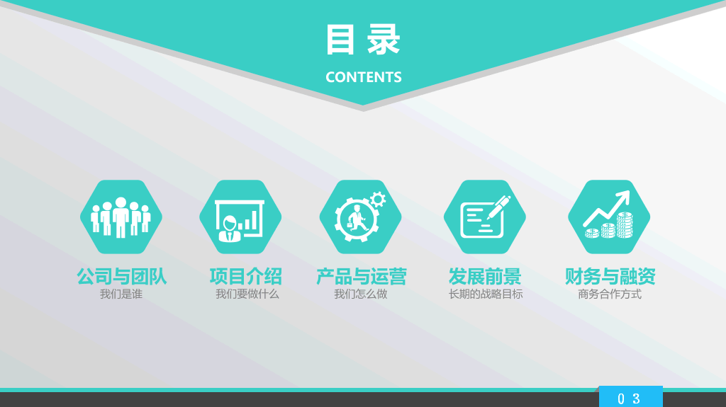 投资合作企业宣传商务PPT模板