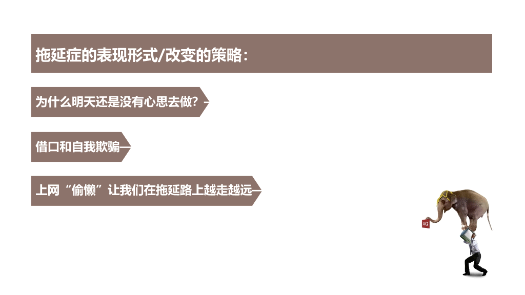《战胜拖延症》读书笔记PPT