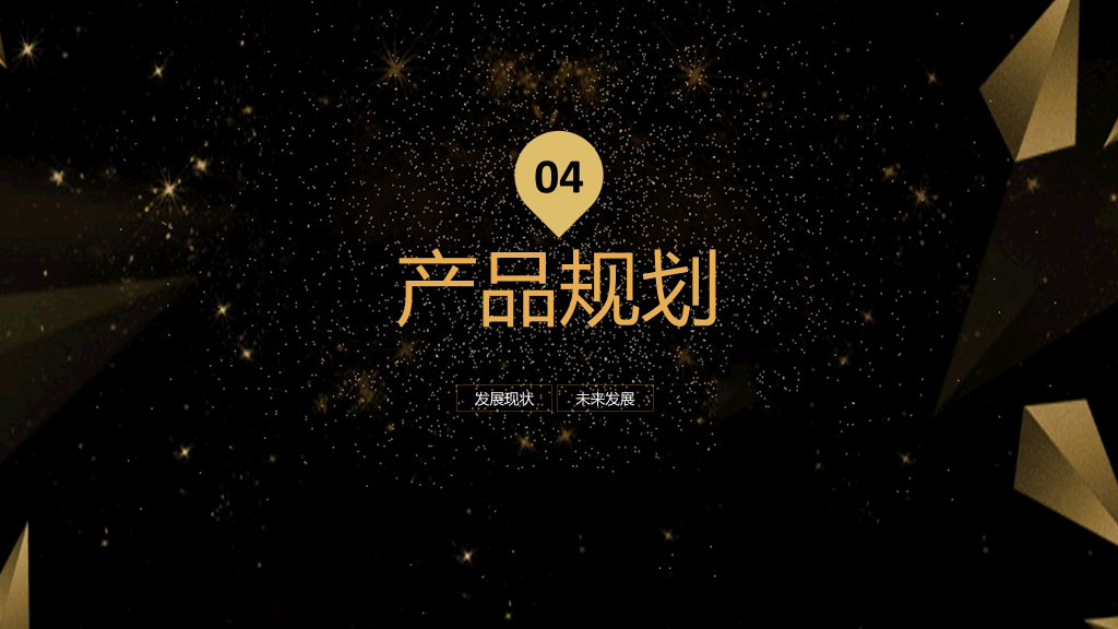 高端黑金商务汇报PPT模板