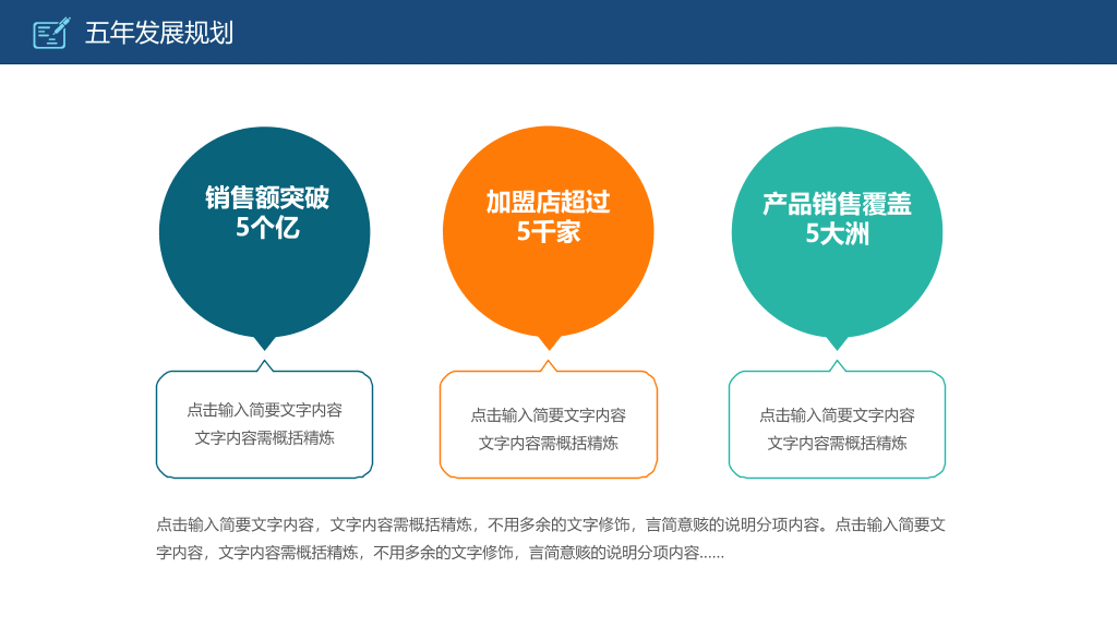 大气商务融资计划书PPT模板