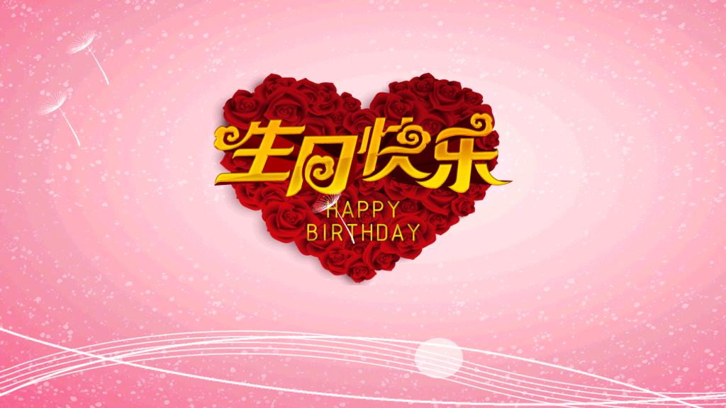 炫酷动态生日相册PPT模板