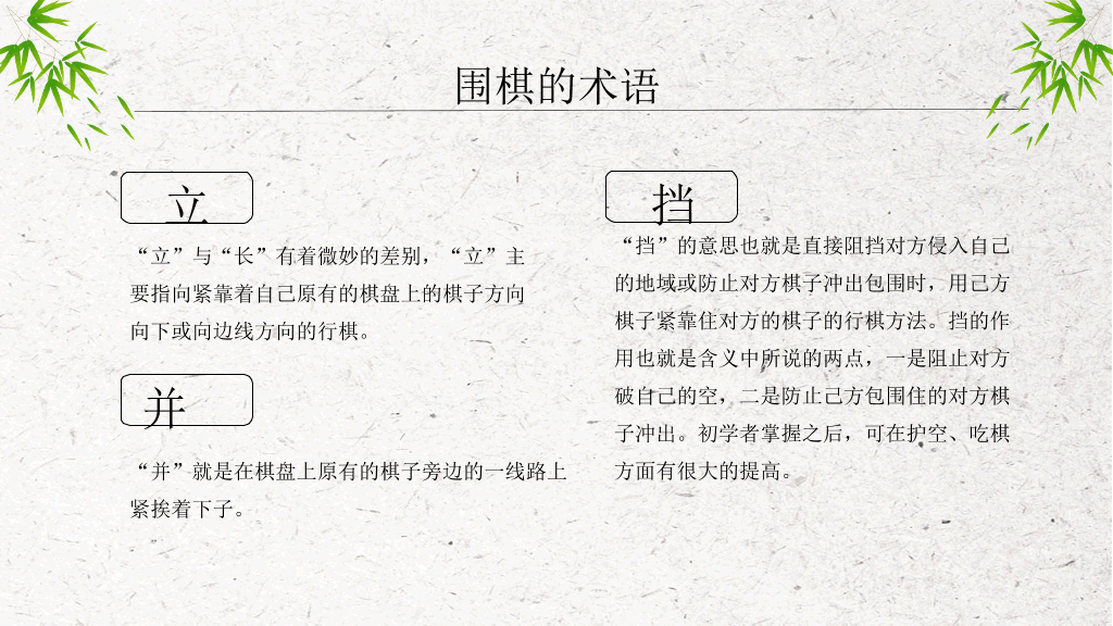 围棋入门常识知识PPT模板