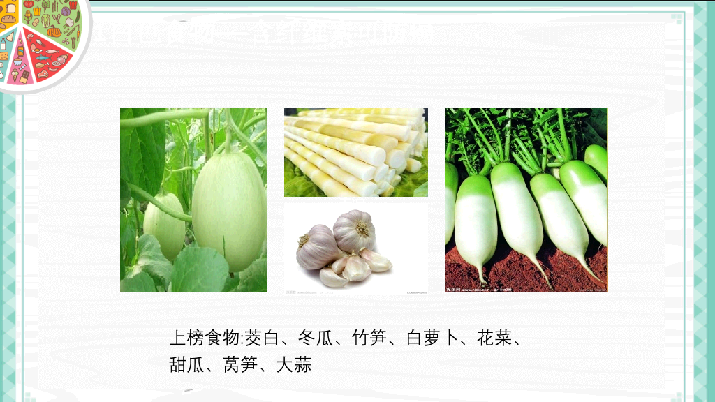 健康生活饮食常识PPT模板