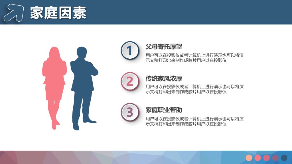 微立体大学生职业规划PPT模板