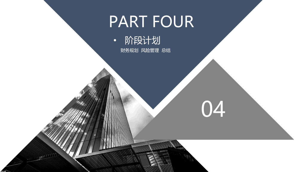 三角形设计创意商务PPT模板
