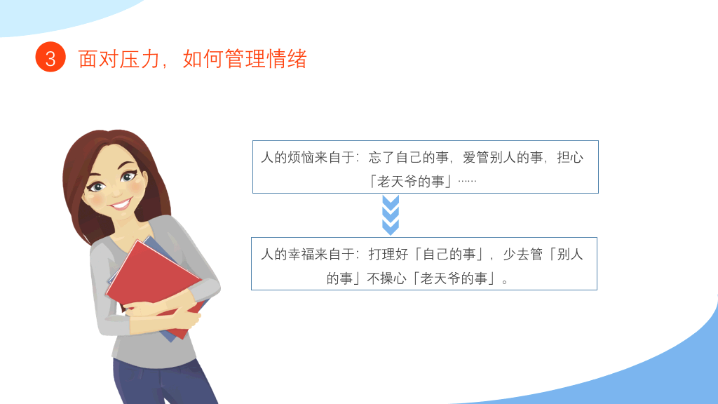教师心理健康压力情绪管理PPT模板