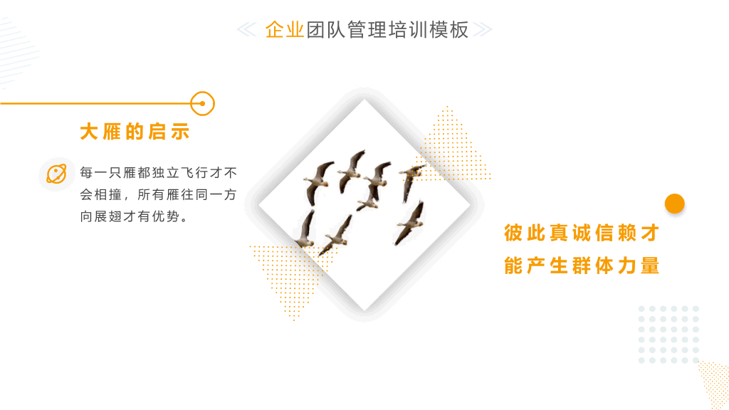 清新简约团队管理培训PPT模板