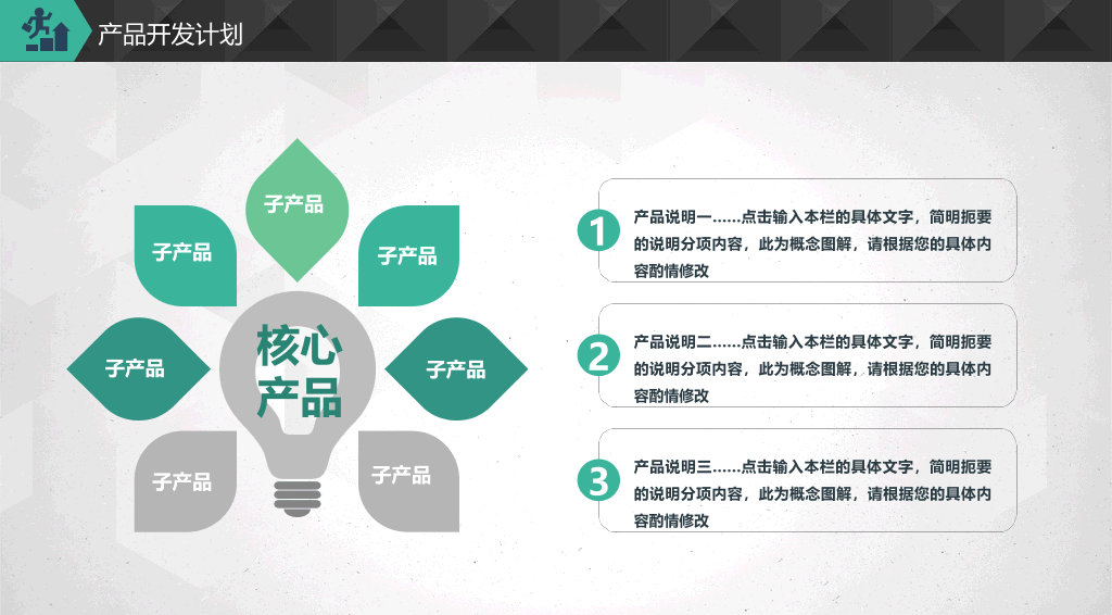 商务创业融资计划书PPT模板