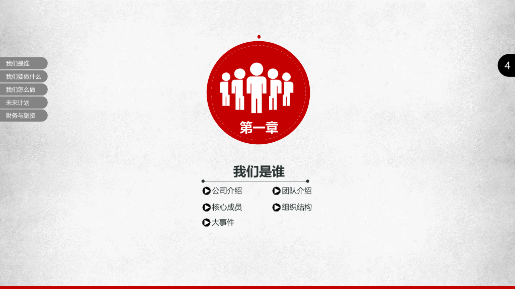 创业商业融资计划书PPT模板
