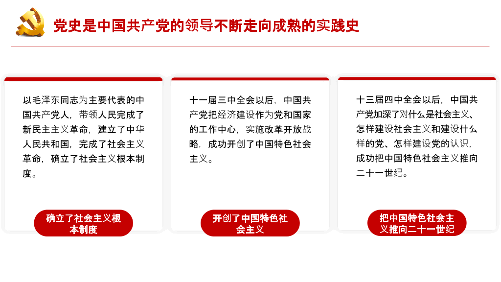四史学习教育培训PPT模板