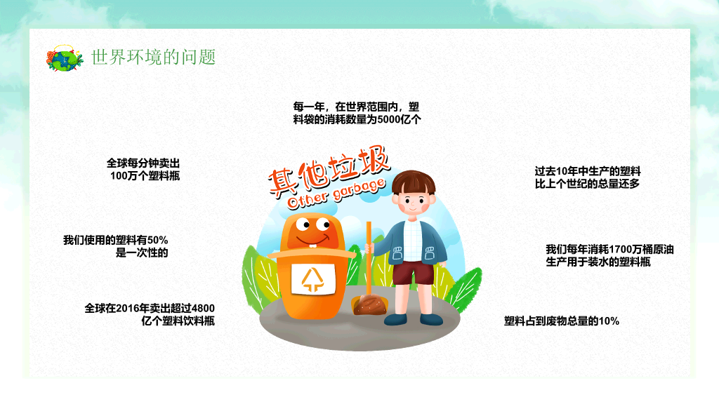 保护环境向污染宣战环保PPT模板