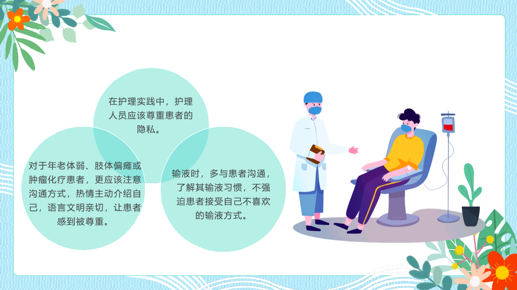 人文关怀与优质护理PPT模板