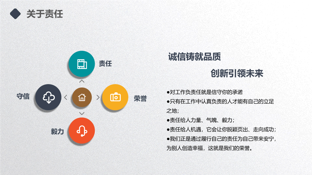 矢量趣味述职报告PPT模板