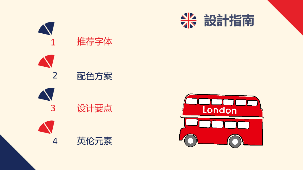 精美英伦风PPT教程模板