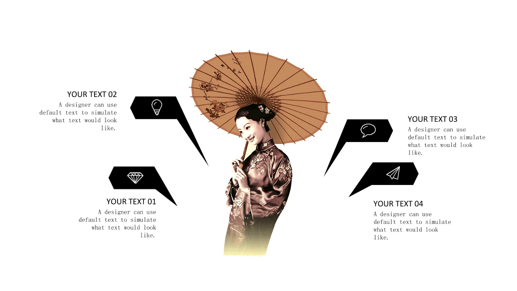 精美古韵水墨中国风PPT模板