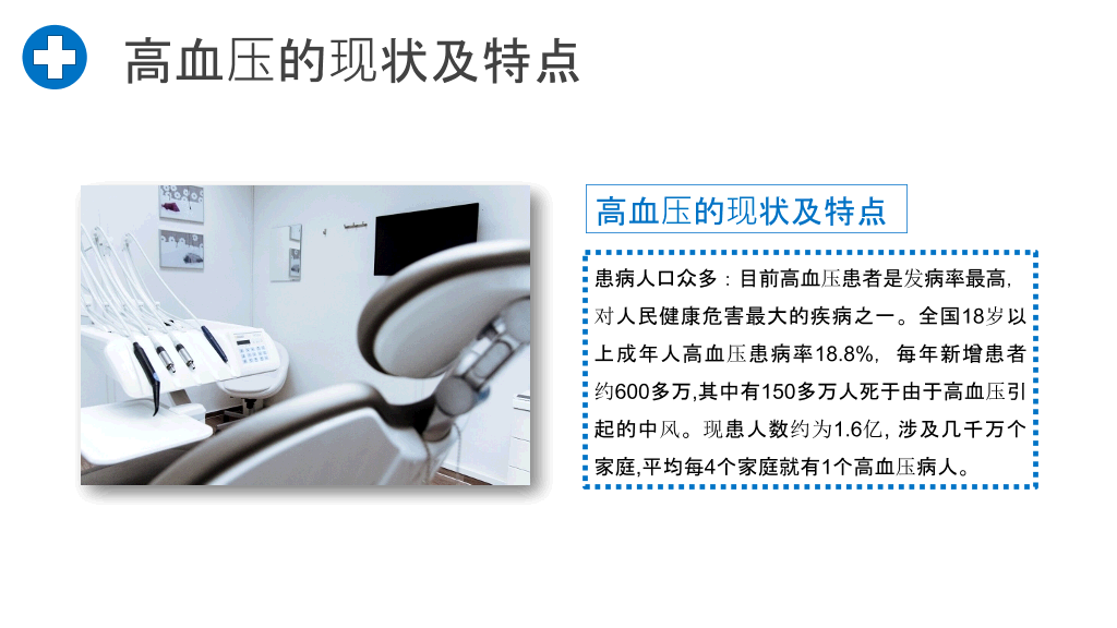高血压预防治疗知识PPT模板