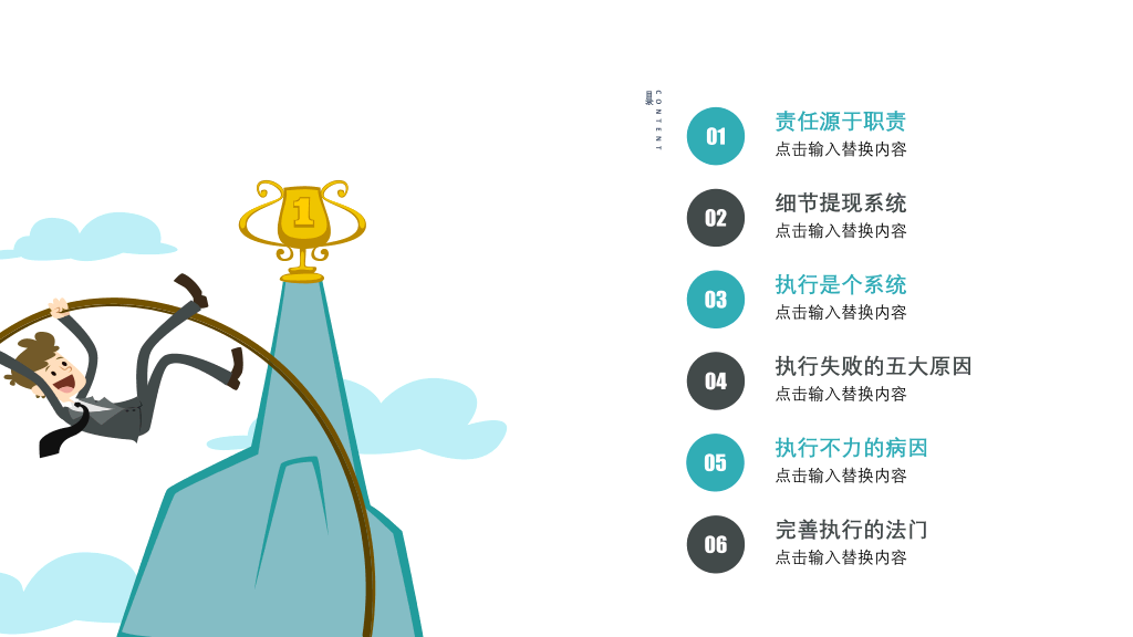 责任与执行力培训课件PPT模板