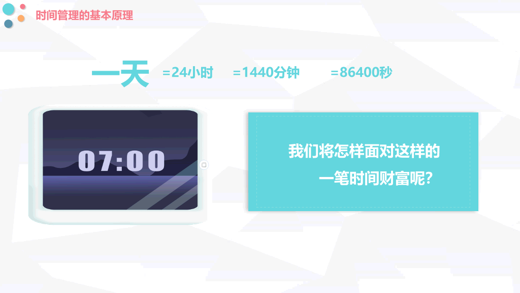 时间管理方法培训PPT模板