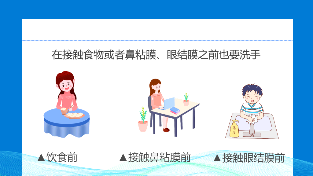 七步洗手法步骤PPT模板