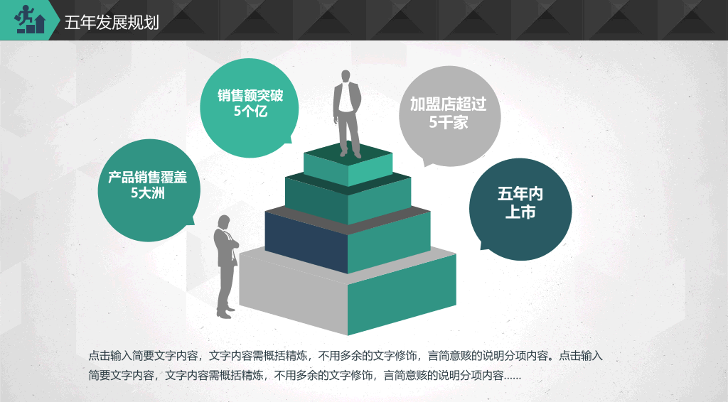 商务创业融资计划书PPT模板