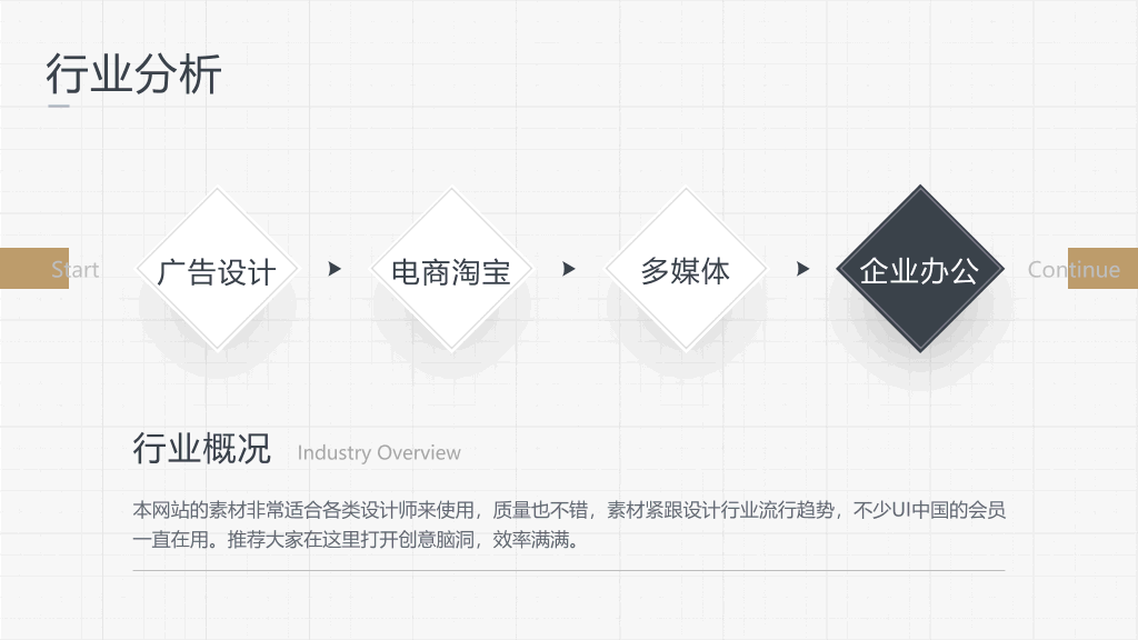 简洁大方商业计划书PPT模板