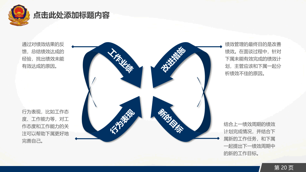 动态派出所公安警察PPT模板