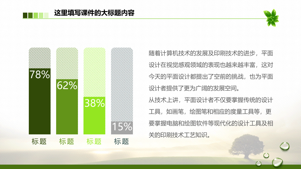 精美环境保护主题PPT模板