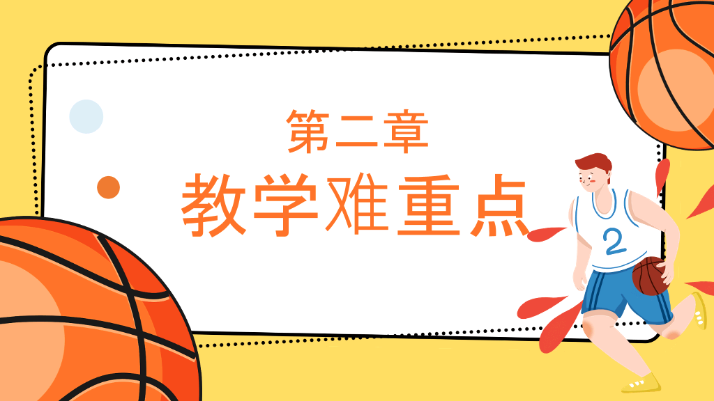 篮球体育课教学说课PPT模板