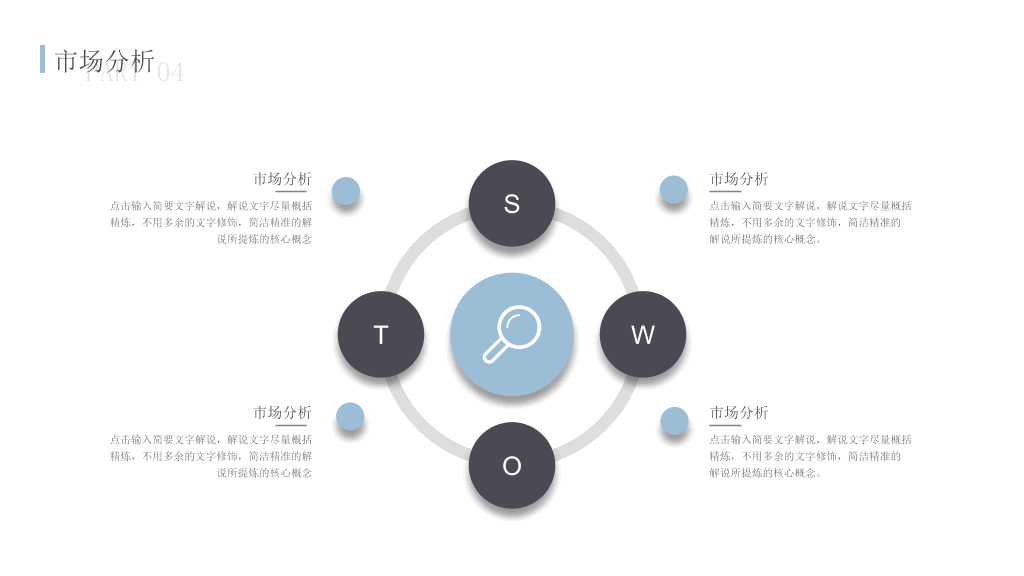 极简创业商业计划书PPT模板