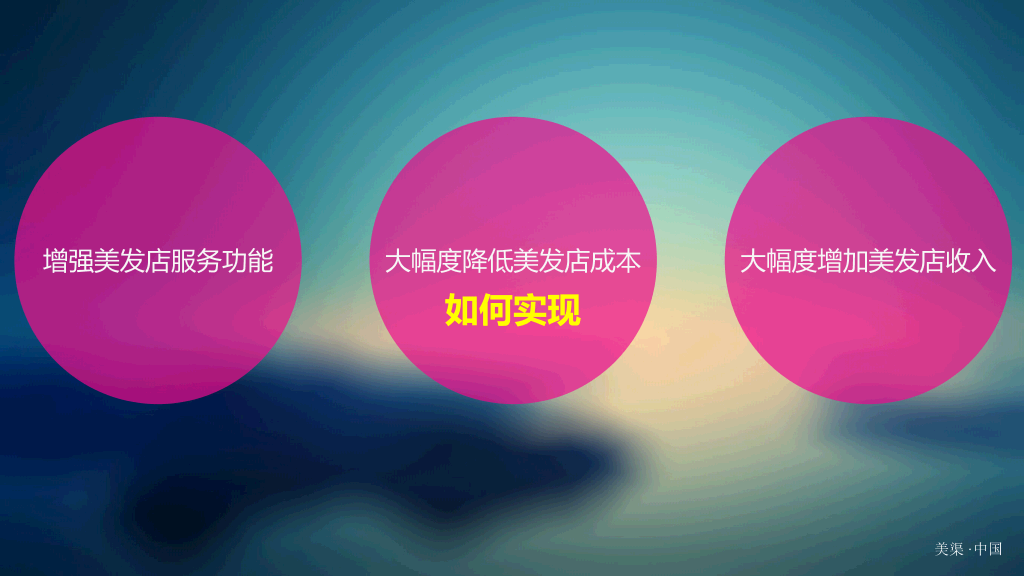 美发行业信息平台推广PPT